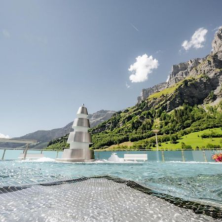 Hotel Alfa Superieur - Leukerbad-Therme Exterior foto